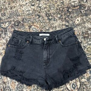 Pacsun high rise festival jean shorts